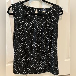 Tommy Hilfiger Black with white dots blouse/shell